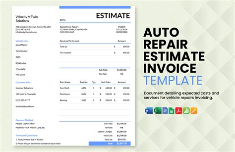 estimare|estimate car repairs.